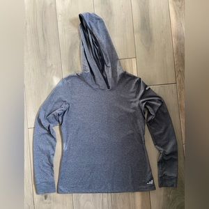 BCG tru-wick women’s hooded workout long sleeve shirt‎ medium charcoal grey